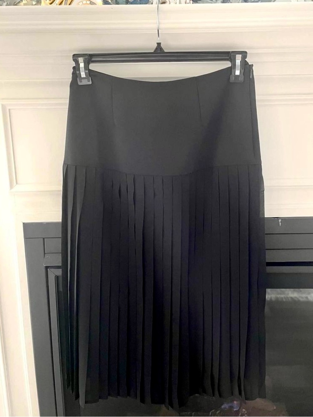 Black Pleated Skirt